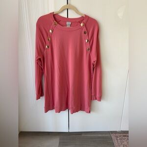 Chicos long sleeve shirt size 2